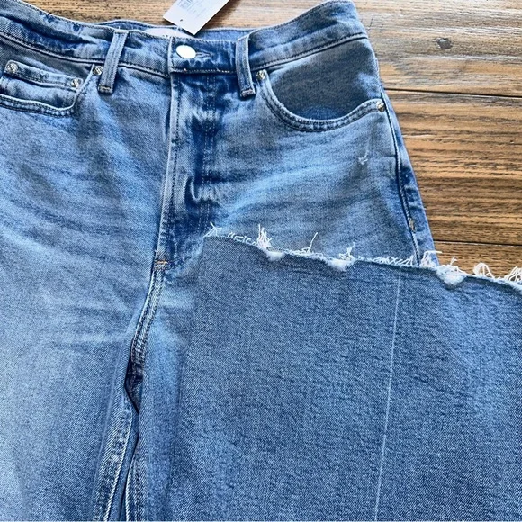 Pistola Lana Crop High Rise Ultra Wide Leg Color - Rhythm Vintage Jeans NTW - Picture 8 of 9